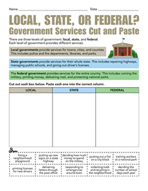 Local, State, or Federal? Government Services Cut and Paste