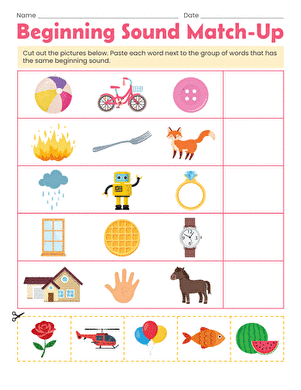 Beginning Sound Match-Up