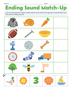 Ending Sound Match-Up