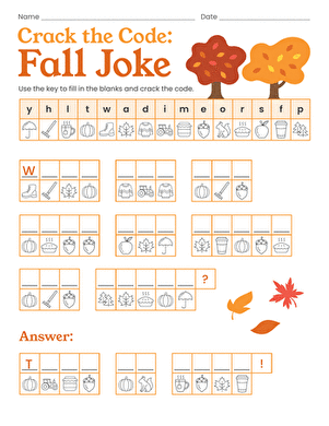 Crack the Code: Fall Joke