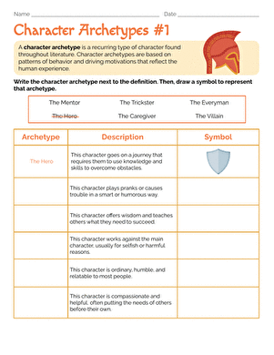 Character Archetypes #1