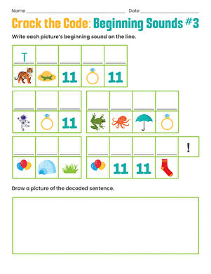 Crack the Code: Beginning Sounds #3