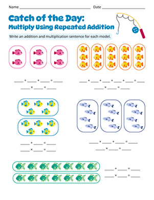 Catch of the Day: Multiply Using Repeated Addition