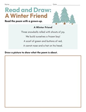 Read and Draw: A Winter Friend