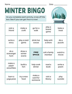 Winter Bingo