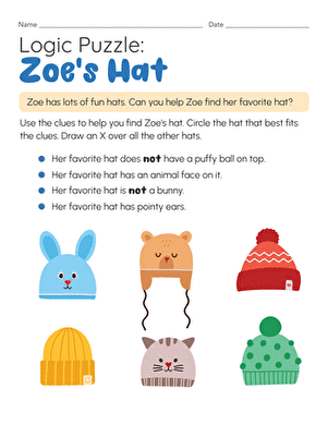Logic Puzzle: Zoe's Hat