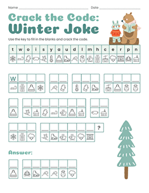 Crack the Code: Winter Joke