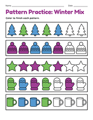 Pattern Practice: Winter Mix