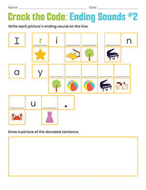 Crack the Code: Ending Sounds #2