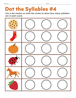 Dot the Syllables #4