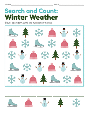 Search and Count: Winter Weather