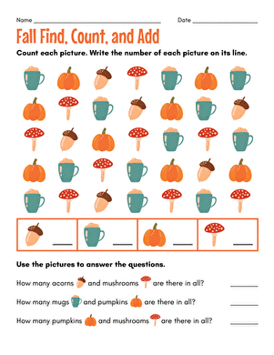 Fall Find, Count, and Add