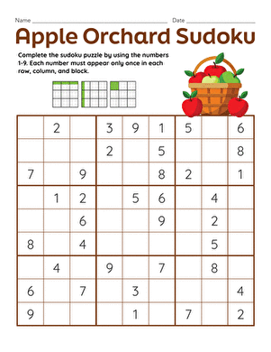 Apple Orchard Sudoku