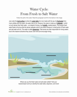 Fresh Water and Salt Water