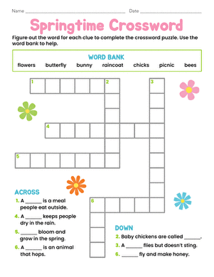 Springtime Crossword