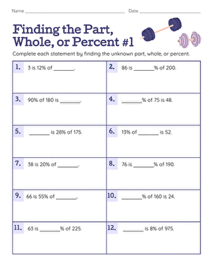 Finding the Part, Whole, or Percent #1 large image