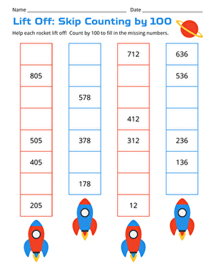 Lift Off: Skip Counting by 100
