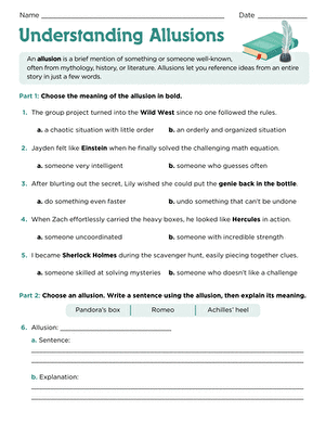 Understanding Allusions