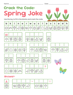 Crack the Code: Spring Joke large image