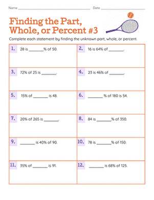 Finding the Part, Whole, or Percent #3 large image