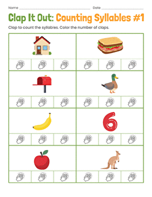 Clap It Out: Counting Syllables #1 large image