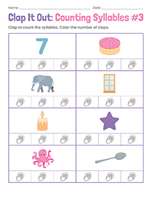 Clap It Out: Counting Syllables #3 large image