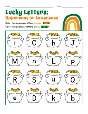 Lucky Letters: Uppercase or Lowercase large image
