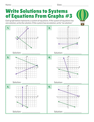 Write Solutions to Systems of Equations From Graphs #3 large image