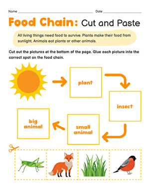 Food Chain: Cut and Paste large image