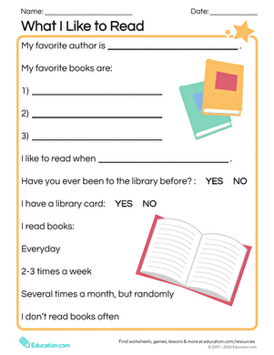 What I Like to Read large image