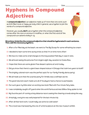 Hyphens in Compound Adjectives large image