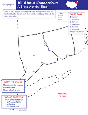 Connecticut Geography large image