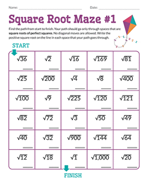 Square Root Maze #1 large image
