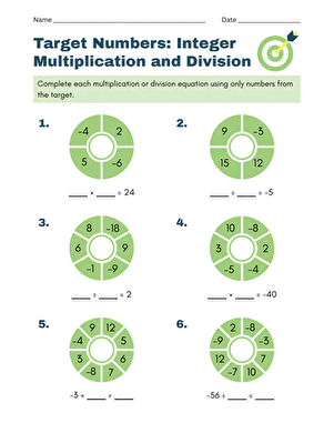 Target Numbers: Integer Multiplication and Division large image