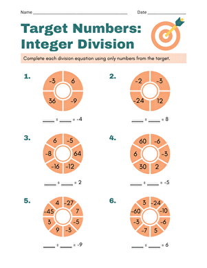 Target Numbers: Integer Division large image