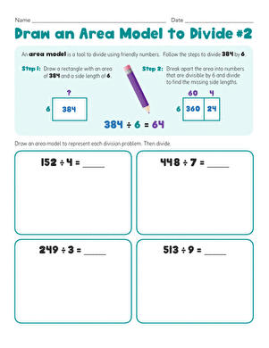 Draw an Area Model to Divide #2 large image