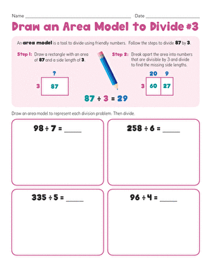 Draw an Area Model to Divide #3 large image