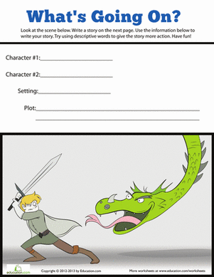 Knights and Dragons Writing Prompt