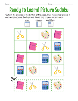 Ready to Learn! Picture Sudoku large image