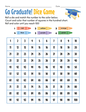 Go Graduate! Dice Game large image