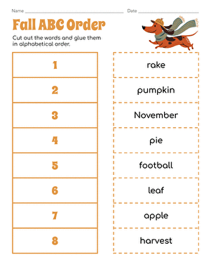 Fall ABC Order large image