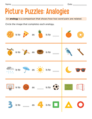 Picture Puzzles: Analogies large image