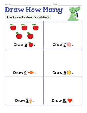 Draw How Many large image