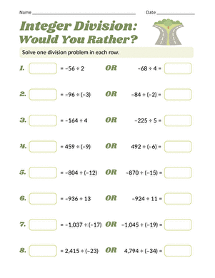 Integer Division: Would You Rather? large image