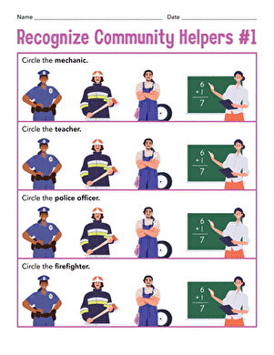 Recognize Community Helpers #1 large image