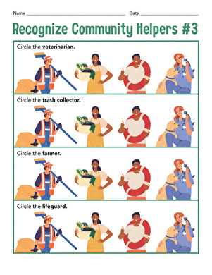 Recognize Community Helpers #3 large image