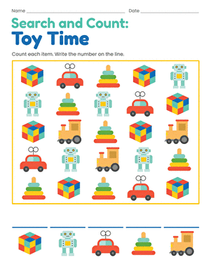 Search and Count: Toy Time large image