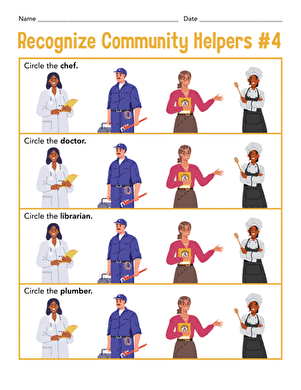 Recognize Community Helpers #4 large image