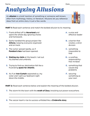 Analyzing Allusions large image