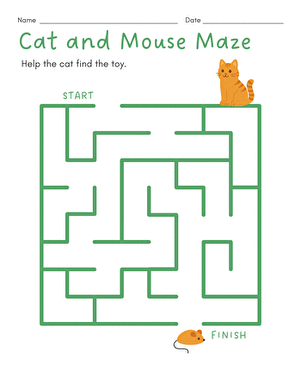 Cat and Mouse Maze large image